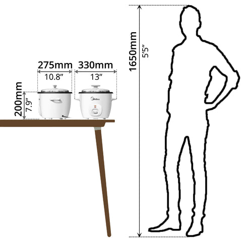 Rice Cooker (1.8L) - Asters Maldives