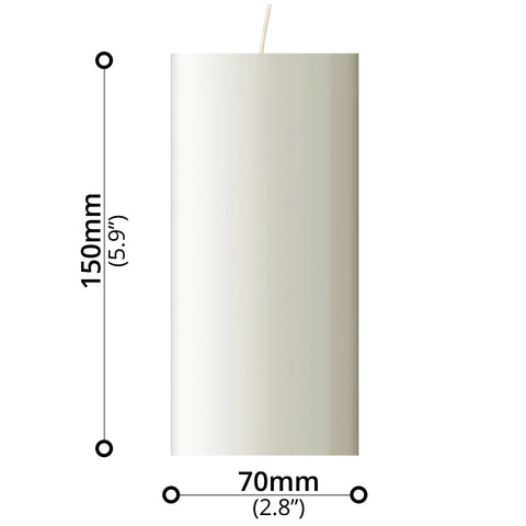 Candle (Ø70 x 150mm) - Asters Maldives