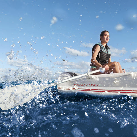 Inflatable Boat (2 Oars & Air Pump) - Asters Maldives