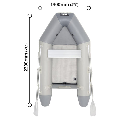 Inflatable Boat (2 Oars & Air Pump) - Asters Maldives