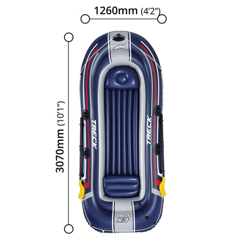 Inflatable Boat (2 Oars & Air Pump) - Asters Maldives