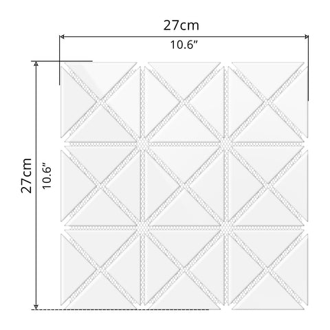Mosaic Tile (27 x 27cm) - Asters Maldives