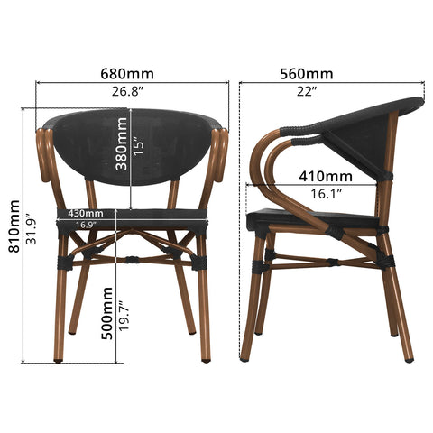 Outdoor-Dining Chair - Asters Maldives