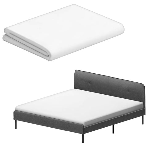 Fitted Sheet, Plain (King) - Asters Maldives