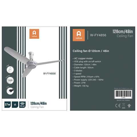 Ceiling Fan (Ø48") - Asters Maldives