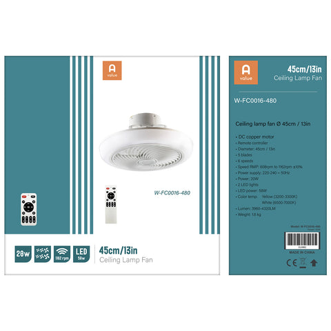 Ceiling Fan (Ø13") - Asters Maldives