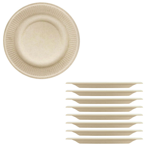 Paper Plate, 8 PCs (Ø7") - Asters Maldives