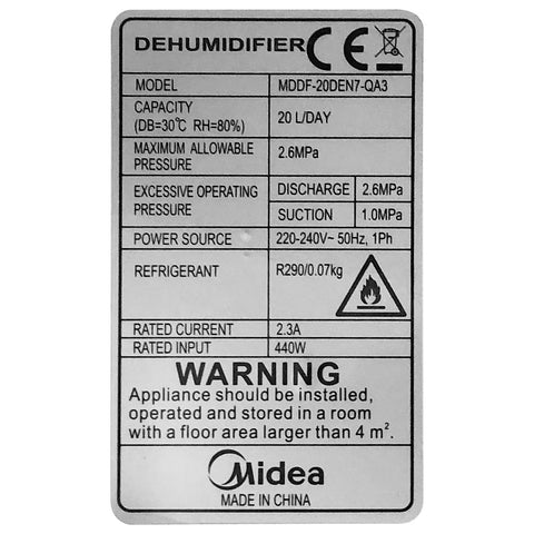 Dehumidifier (3L) - Asters Maldives