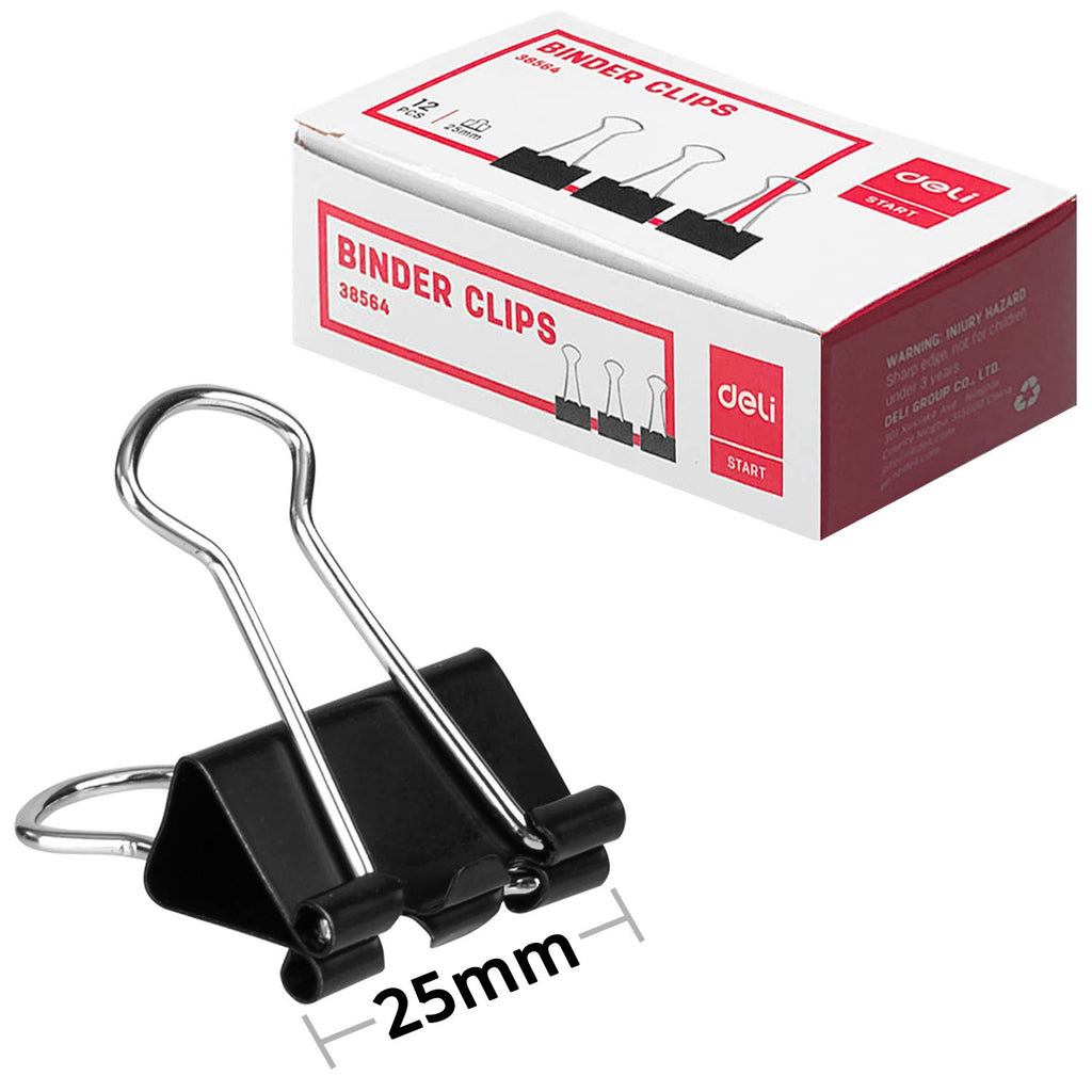 Double Clip, 12PCs (25mm) - Asters Maldives