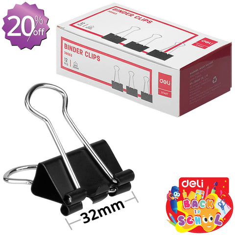 Double Clip, 12PCs (32mm) - Asters Maldives