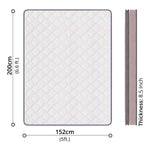 Bonnell Spring with Memory Foam Mattress - Asters Maldives