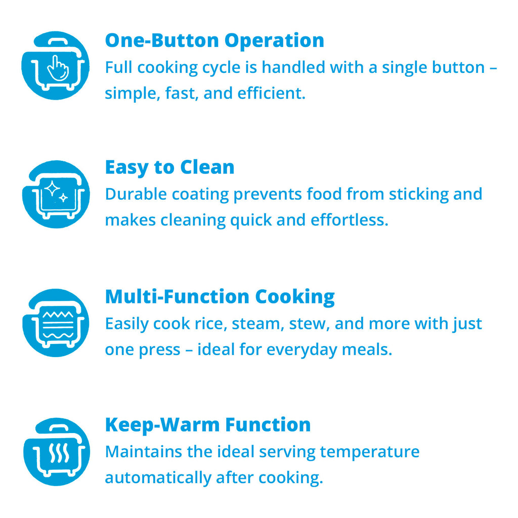 Rice Cooker (1.8L) - Asters Maldives