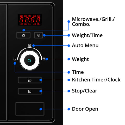 Built-In Microwave+Grill Oven (20L) - Asters Maldives