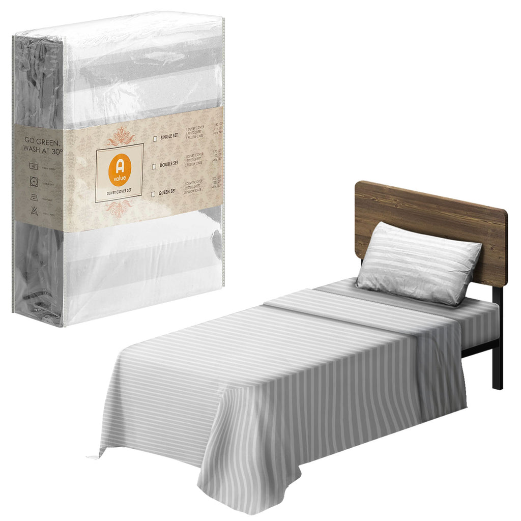 Bedding Set, Stripe (Single) - Asters Maldives