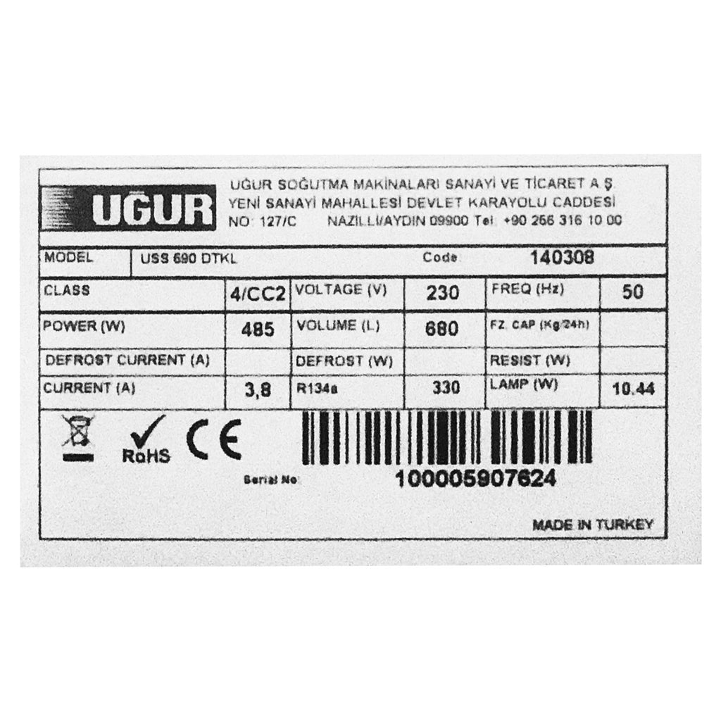 Display Fridge (680L) - Asters Maldives