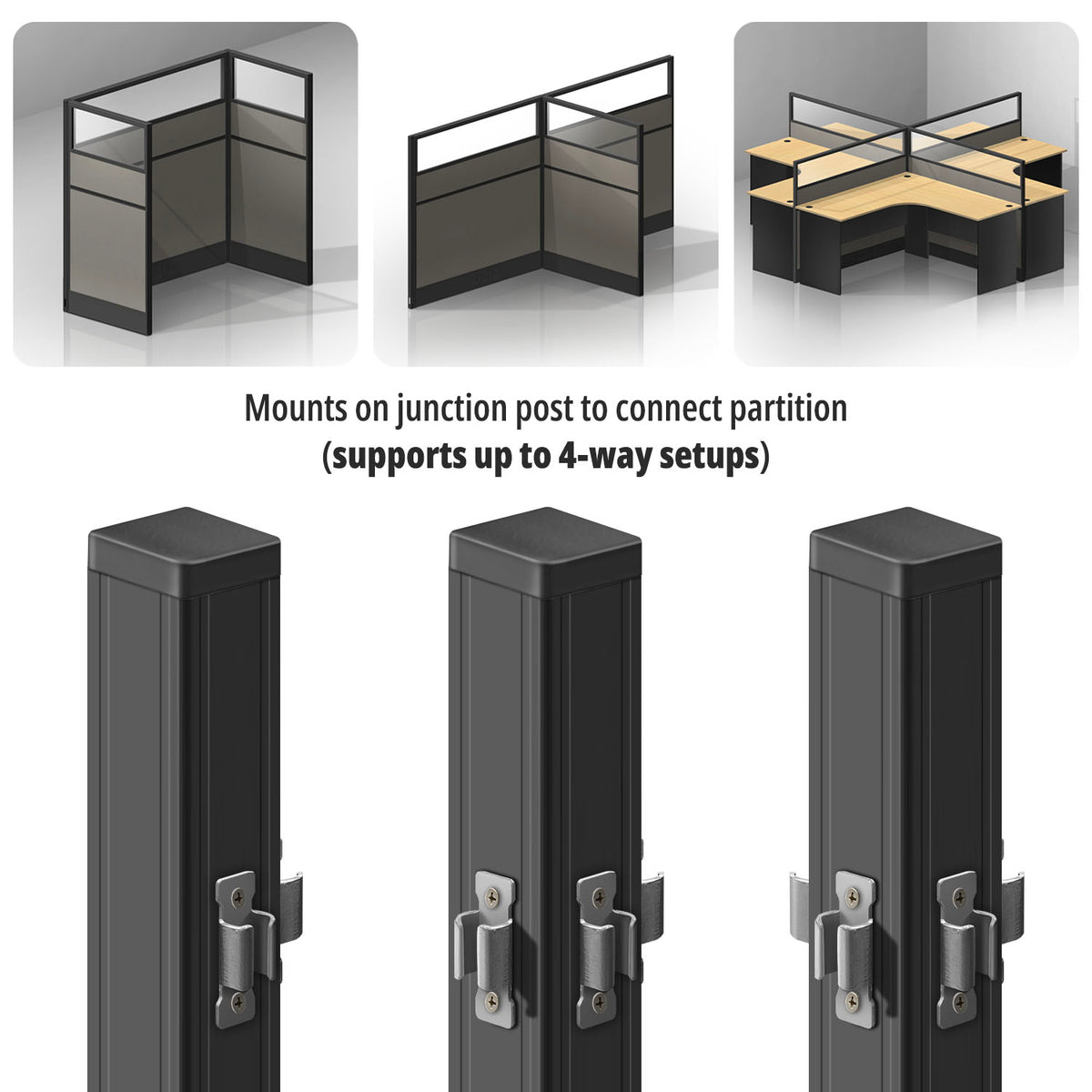 BNF Metal Partition Connector, Silver– Asters Maldives