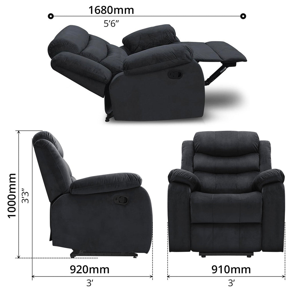 Recliner Set (3 PCs) - Asters Maldives