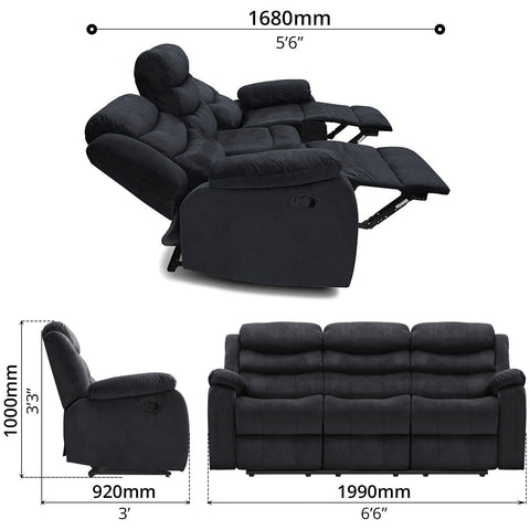 Recliner Set (3 PCs) - Asters Maldives