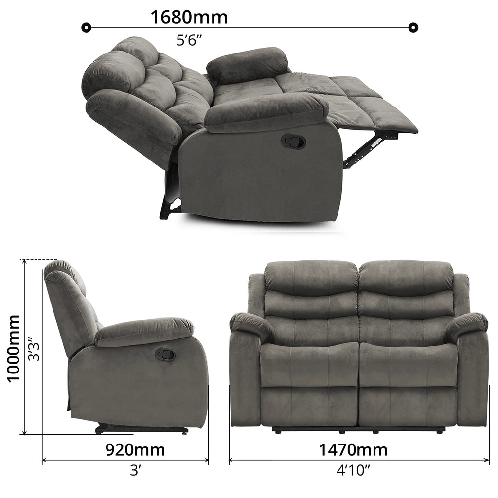 Recliner Set (3 PCs) - Asters Maldives