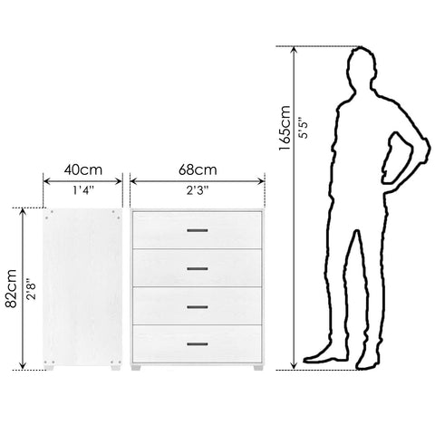Bedroom Set (4 PCs) - Asters Maldives