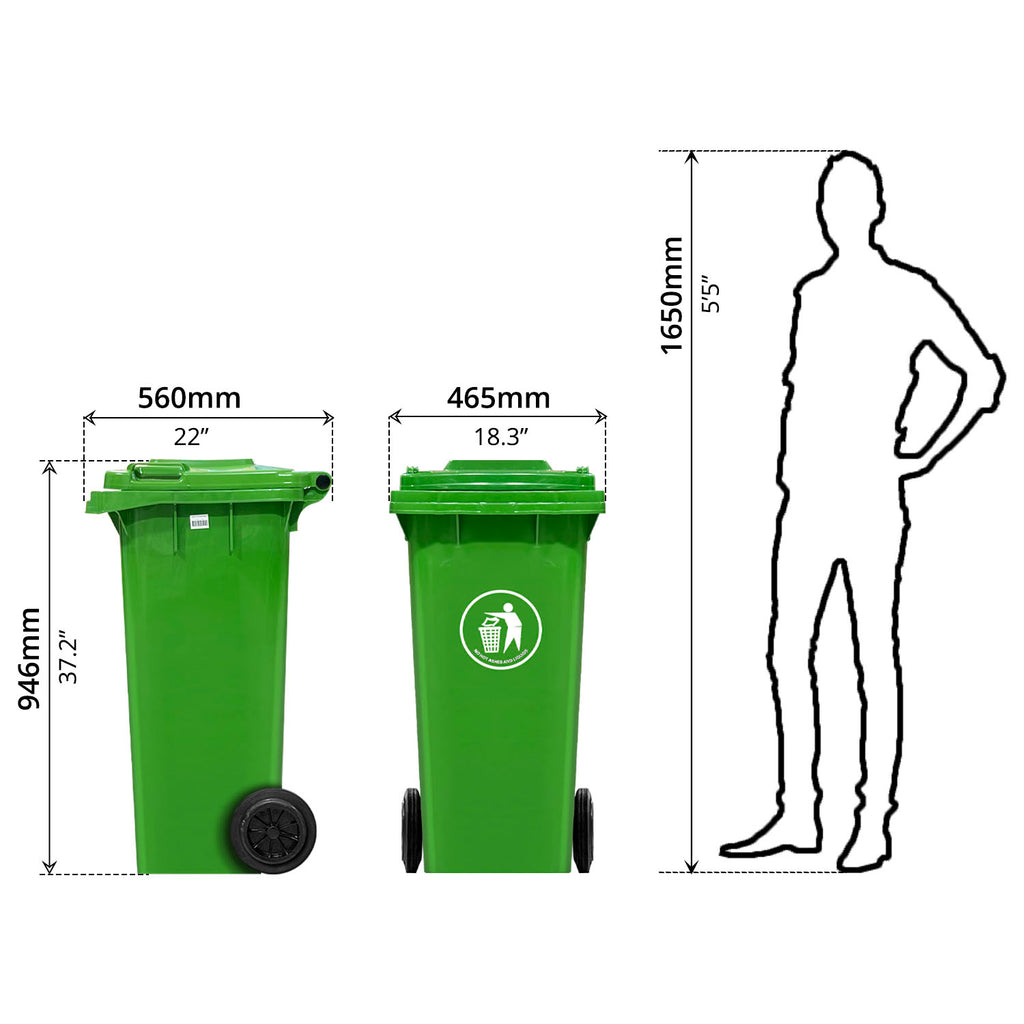 Dustbin (120L) - Asters Maldives