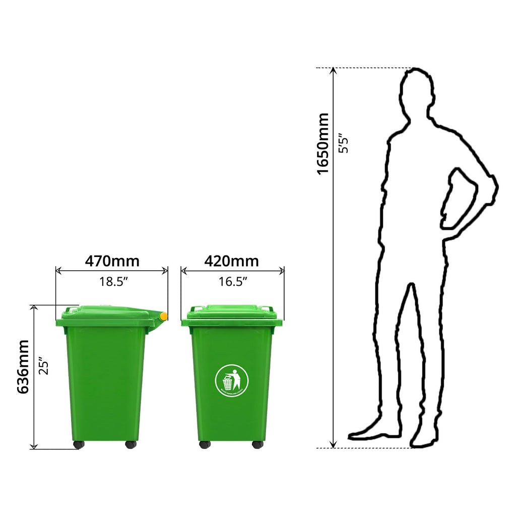 Dustbin (50L) - Asters Maldives