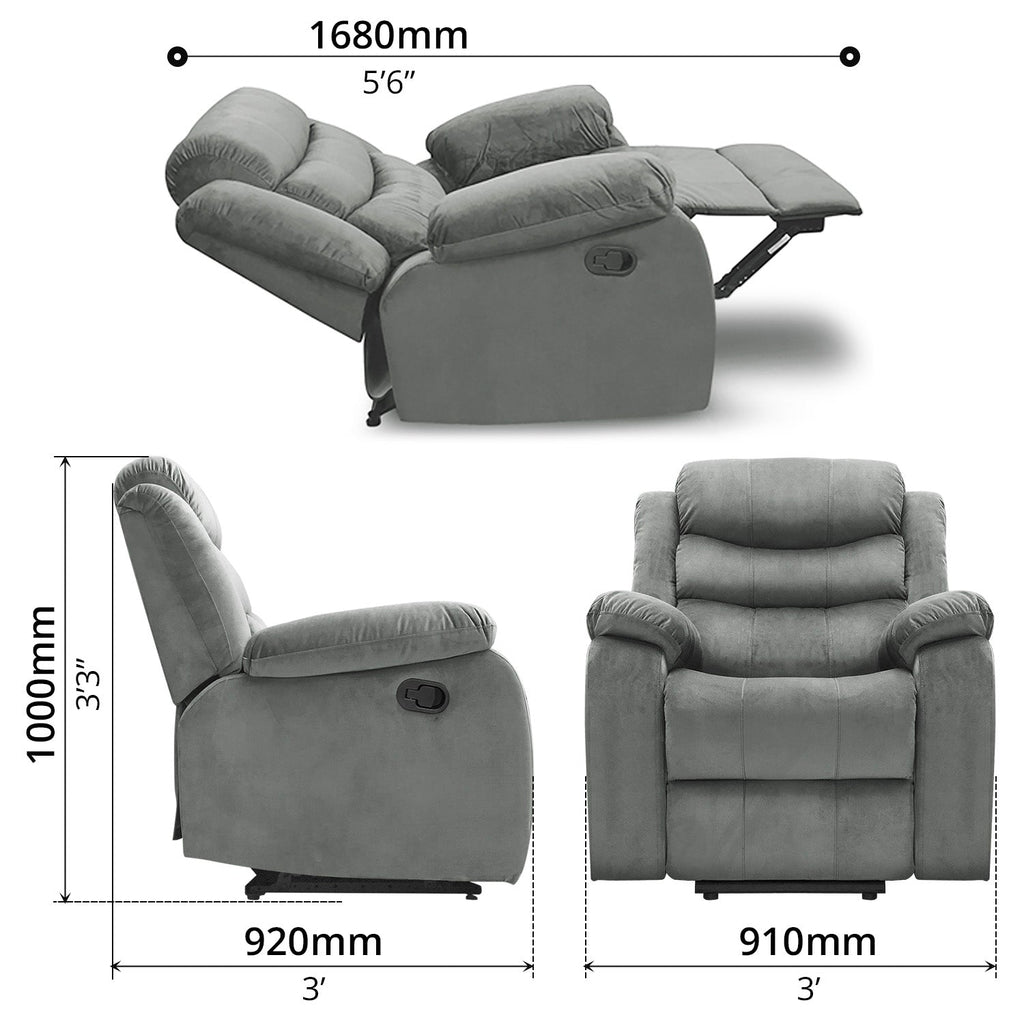 Recliner Set (3 PCs) - Asters Maldives