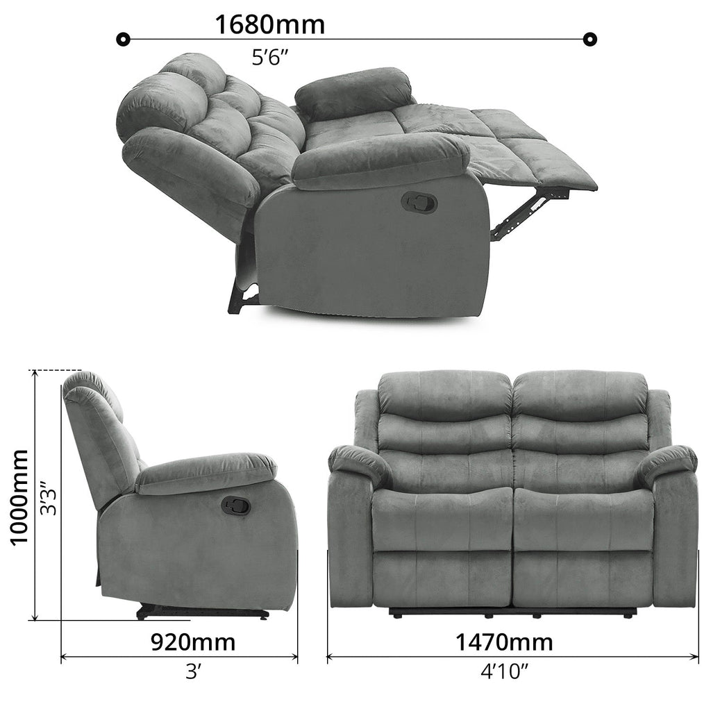 Recliner Set (3 PCs) - Asters Maldives