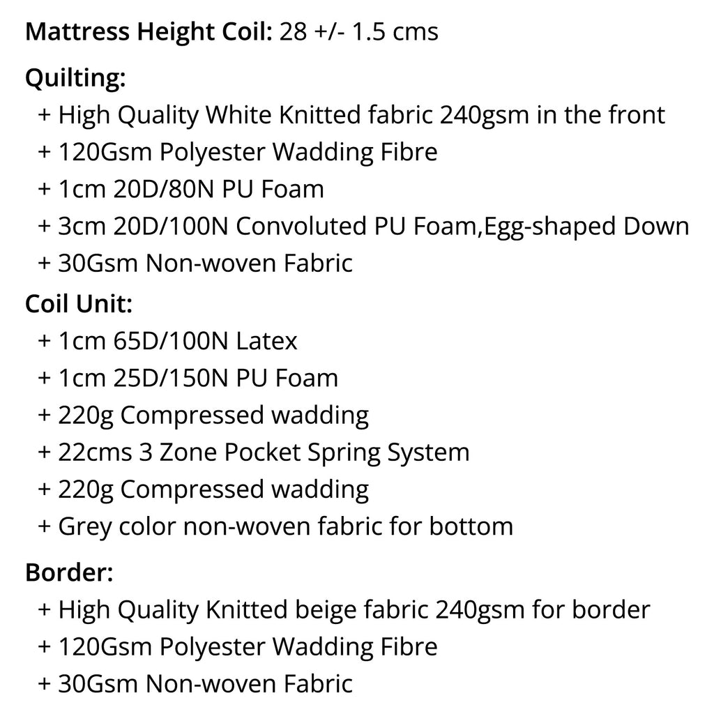 Pocket Spring Mattress - Asters Maldives