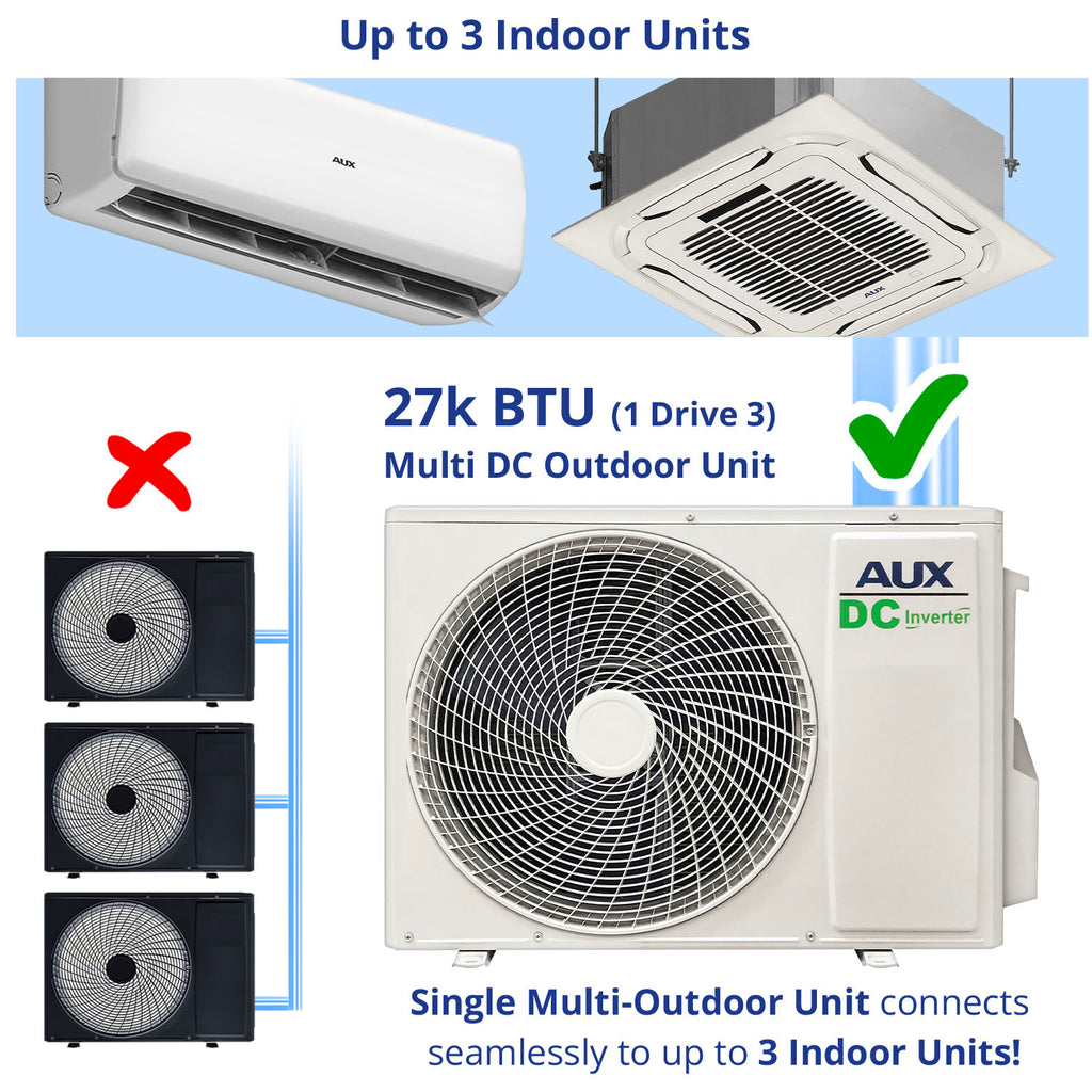27000 BTU Multi Outdoor AC (Inverter) - Asters Maldives