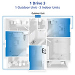 27000 BTU Multi Outdoor AC (Inverter) - Asters Maldives