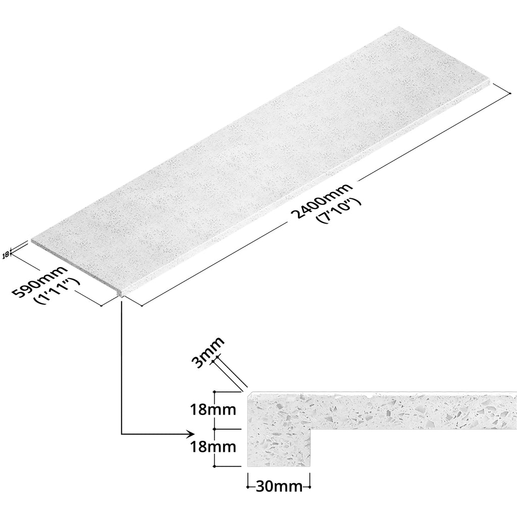 Countertop Kitchen (7'11" x 1'11") - Asters Maldives