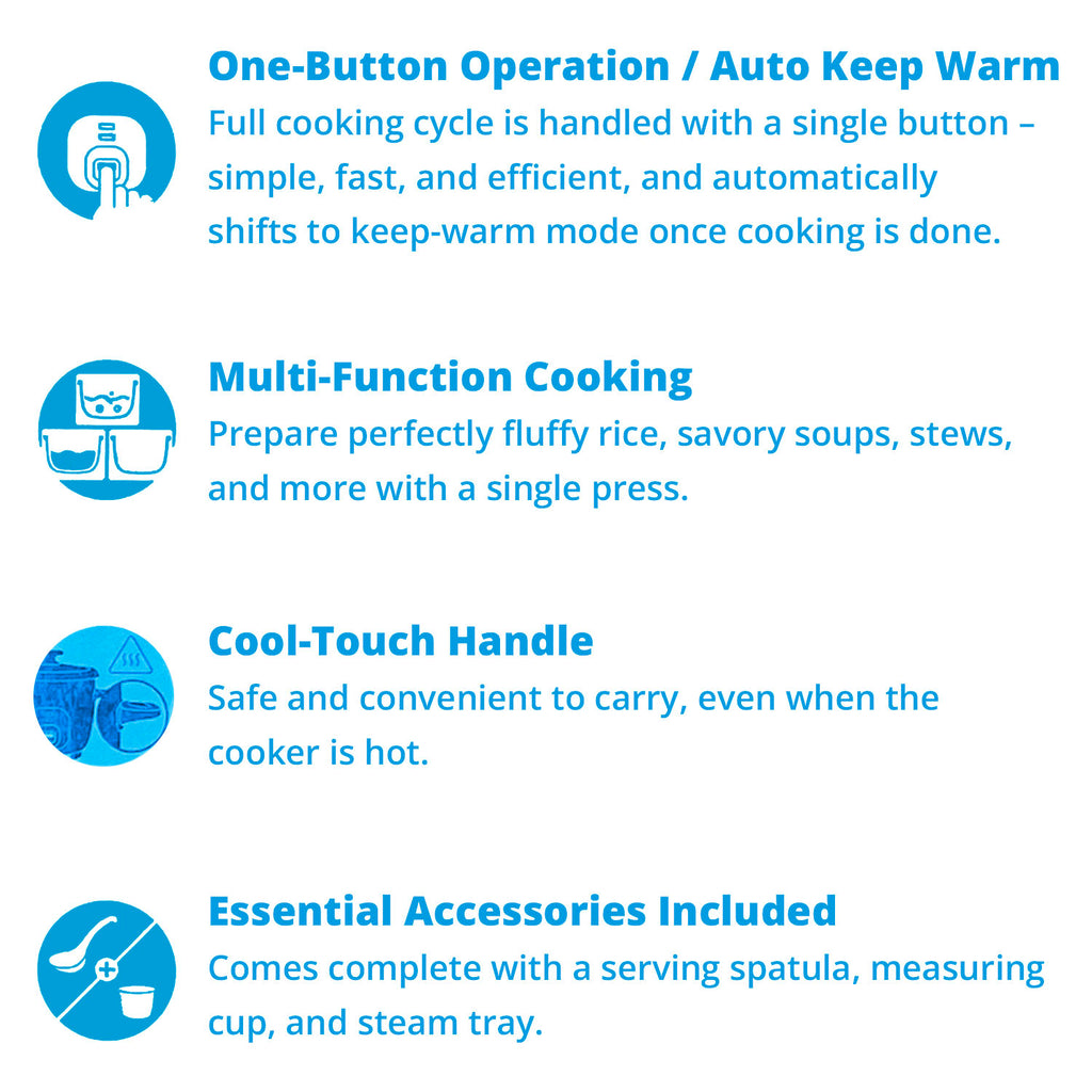 Rice Cooker (2L) - Asters Maldives