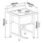 Kitchen Sink with Faucet (2 PCs) - Asters Maldives