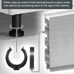 Kitchen Skirting Corner Clip - Asters Maldives