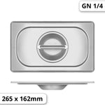 GN 1/4 Container Lid - Asters Maldives