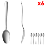 6-Pcs Dinner Spoon Set (8") - Asters Maldives