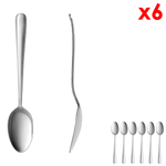 6-Pcs Tea Spoon (5.5") - Asters Maldives