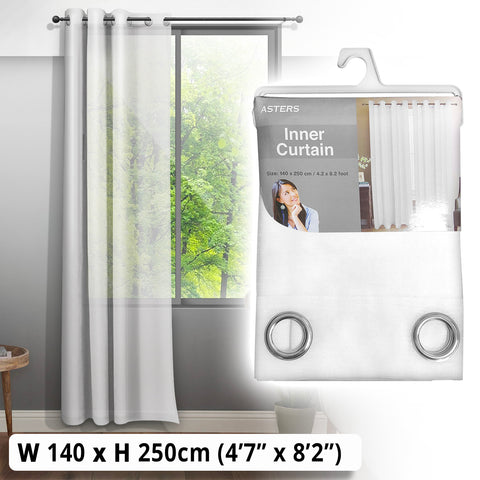 Sheer Curtain (140 x 250cm) - Asters Maldives