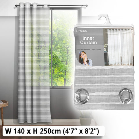 Sheer Curtain (140 x 250cm) - Asters Maldives