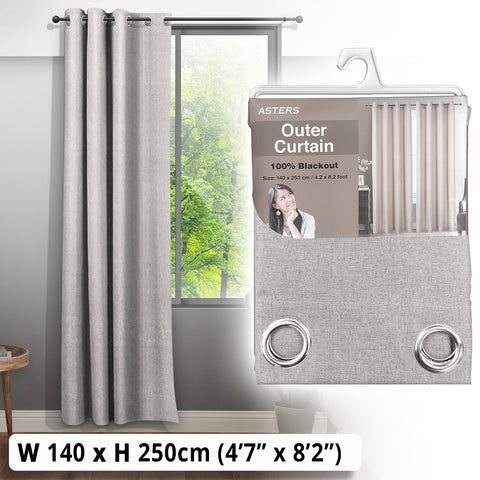 Blackout Curtain (140 x 250cm) - Asters Maldives