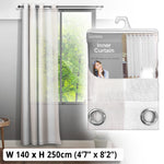 Sheer Curtain (140 x 250cm) - Asters Maldives