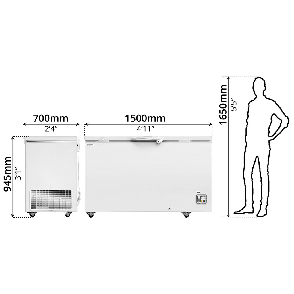 Chest Freezer (469L) - Asters Maldives