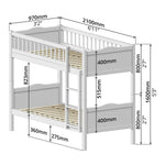 Bunk Bed (Single + Single) - Asters Maldives