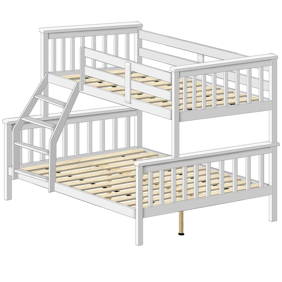 Bunk Bed (Single + Double) - Asters Maldives