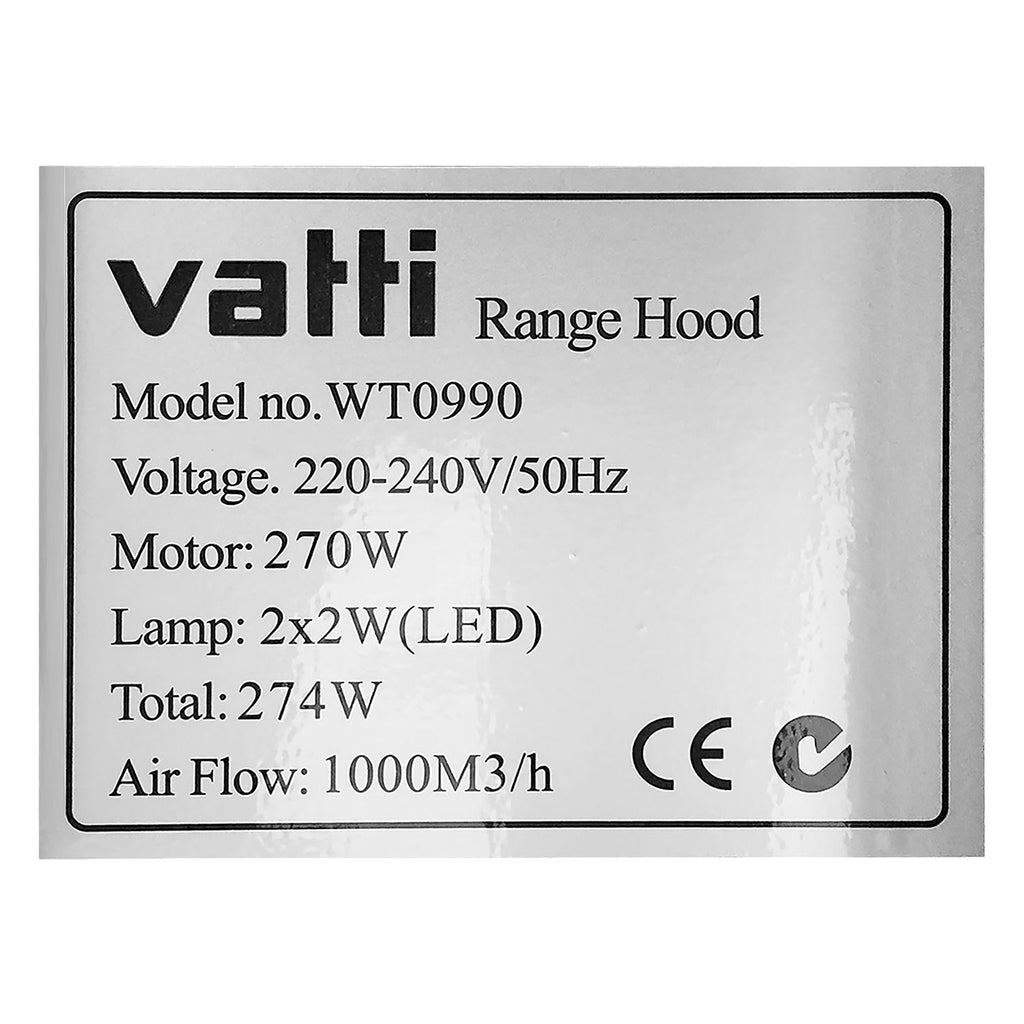 Range Hood (90cm) - Asters Maldives