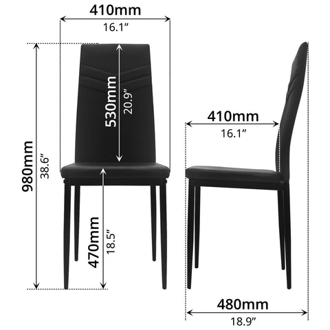 Dining Chair (4 PCs) - Asters Maldives