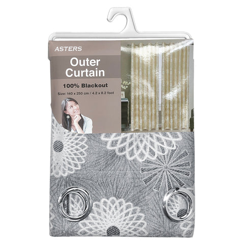 Blackout Curtain (140 x 250cm) - Asters Maldives