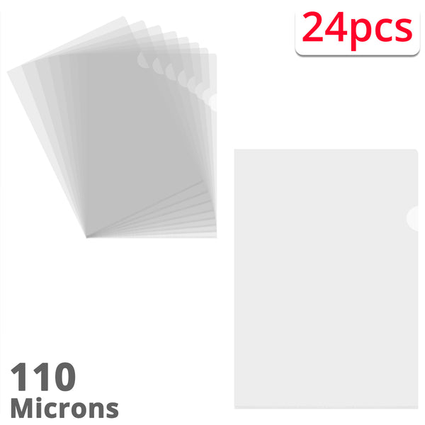 24-pcs Clear Folder (A4)