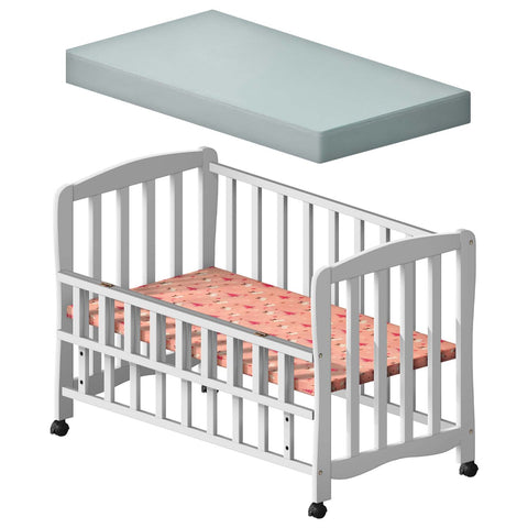 Baby Cot with Foam Mattress - Asters Maldives